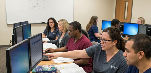 Medical Billing, Coding Students at School