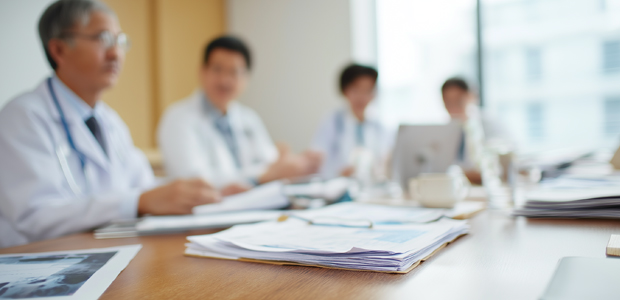 Group of Medical Doctors Sitting at Table