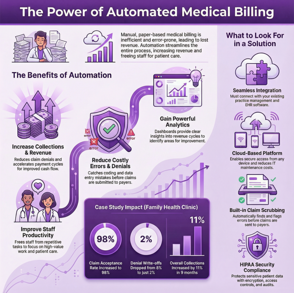 Automated Medical Billing Guide (infographic)