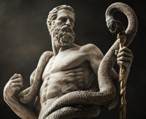 Asclepius Snake Greek Doctor