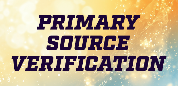 Primary Source Verification