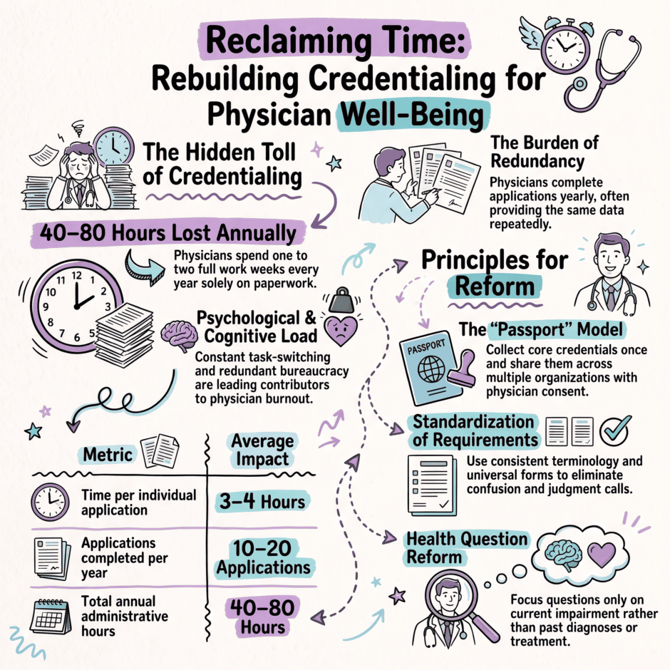 reclaiming-physician-time-for-wellness | Medwave Rebuilding Credentialing for Physician Well-being