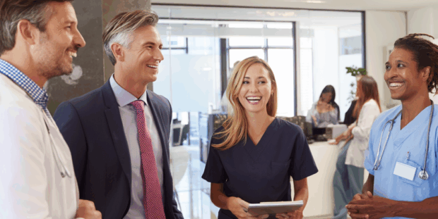 Medical Credentialing Staff at a Hospital