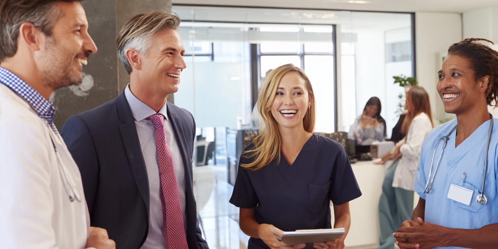 Medical Credentialing Staff at a Hospital