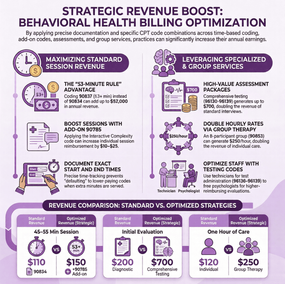 Strategic Revenue Boost Behavioral Health (infographic)