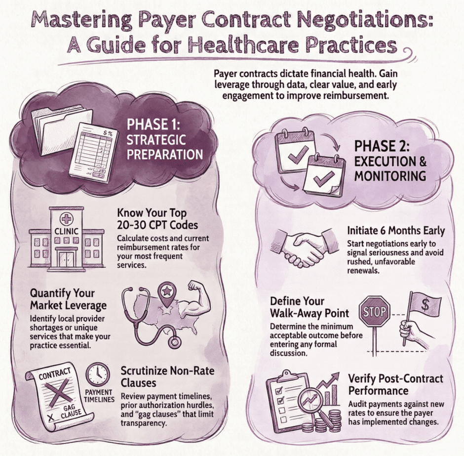 Mastering Payer Contract Negotiations (infographic)