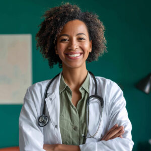 Mulatto Female Medical Doctor Needing Credentialing