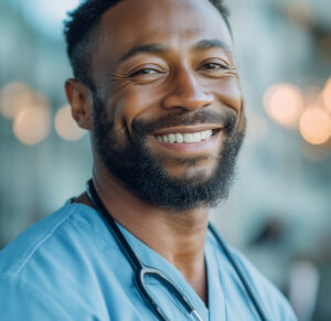 African-American Male ER Doctor