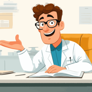 Cartoon Male Medical Doctor