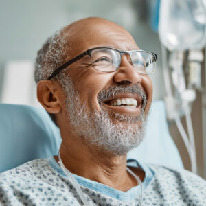 Mixed Race Male Medical Patient