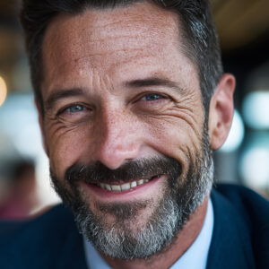 Smiling, White Male Medical Office Director