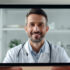 White Male Telehealth Doctor on Screen