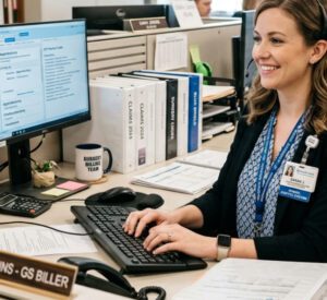 General Surgery Credentialing Specialist at Desk
