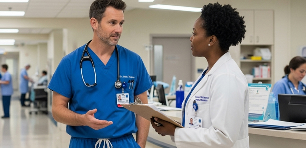 ER Doctor, Nurse using Hospital Privileges