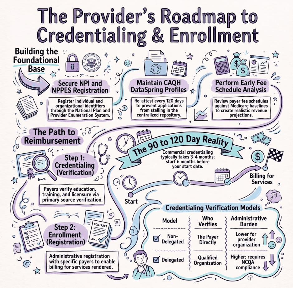 providers-roadmap-credentialing-enrollment-infographic | Medwave Providers Roadmap Credentialing & Enrollment (infographic)