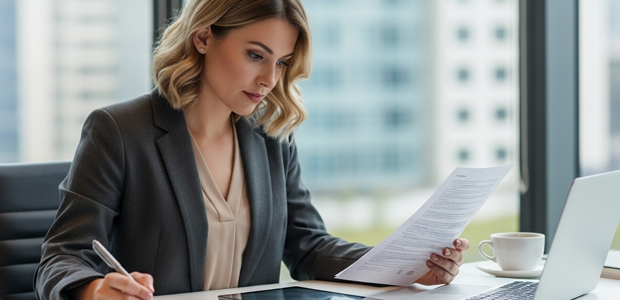 White Female Master Medical Credentialing Expert