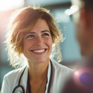 Young Female Medical Doctor Needing Billing