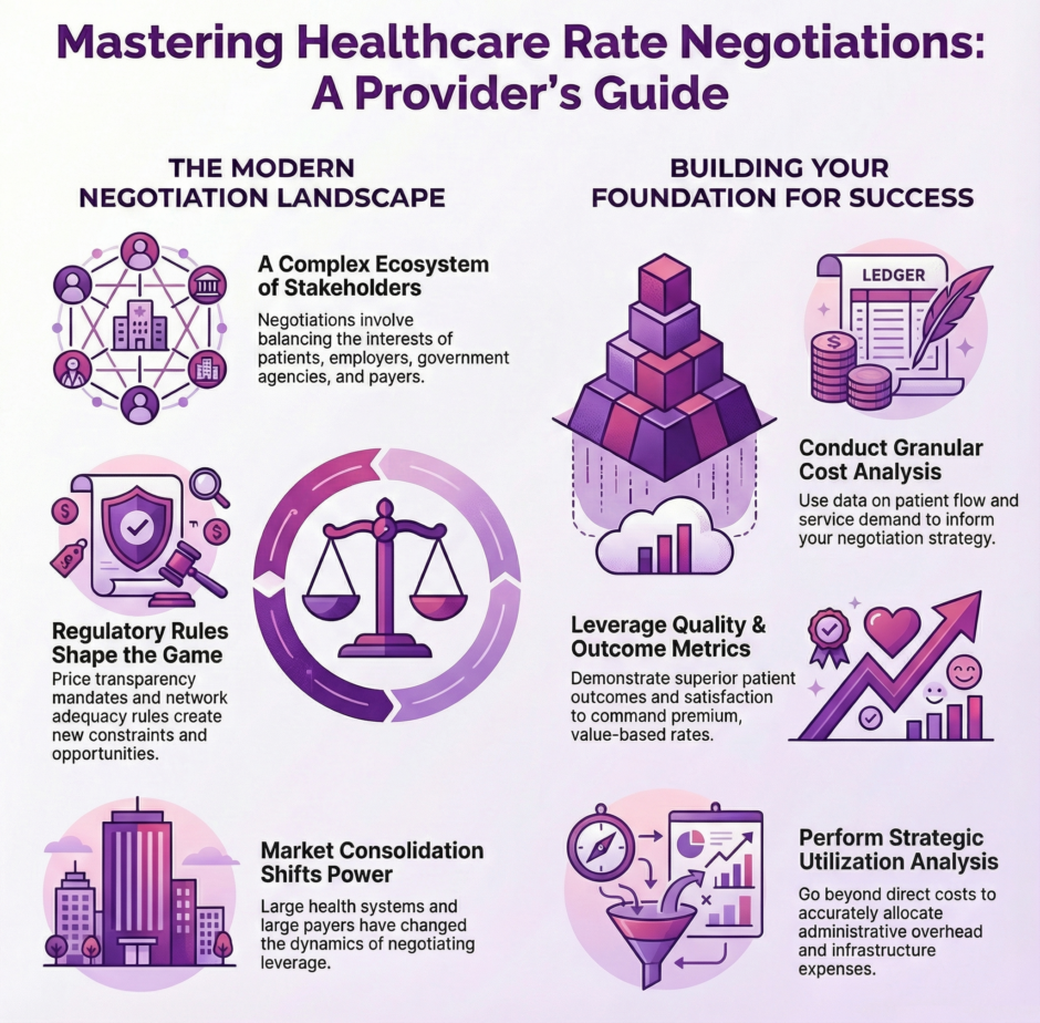 Mastering Healthcare Rate Negotiations (infographic)