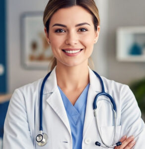 Young, Female Medical Doctor Smiling