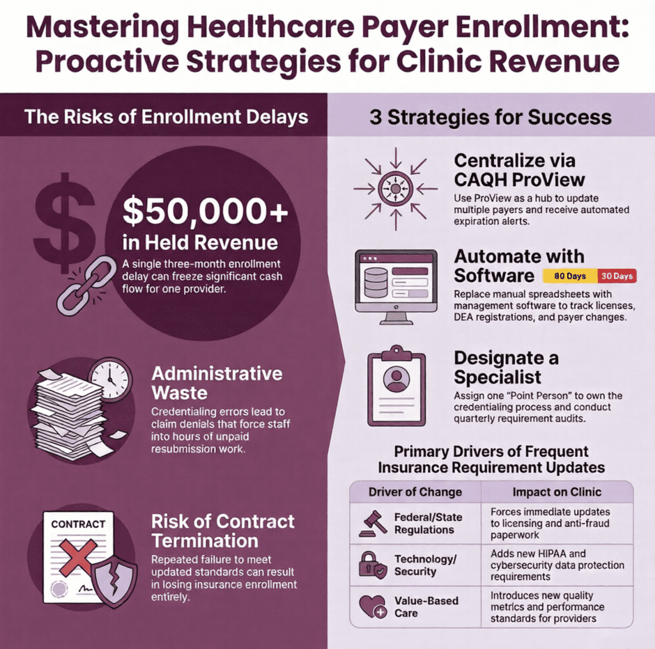 Payer Enrollment Strategies (infographic)