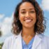 Latina Medical Physician Smiling Needing Credentialing