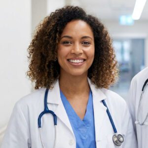 Locum Tenens Doctor (black female)