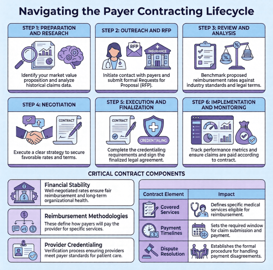 Payer Contracting Lifecycle (infographic)