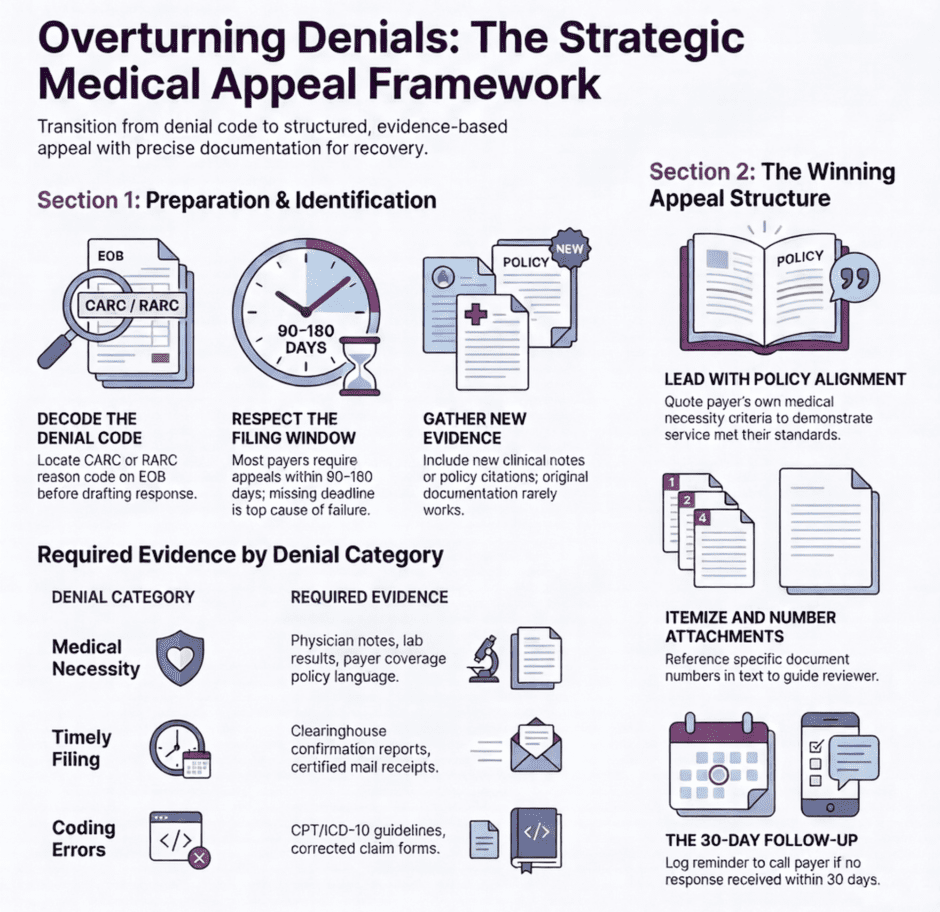 Appealing Medical Claim Denials Guide (infographic)