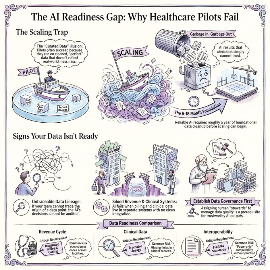 AI Data Readiness Gap (Healthcare)