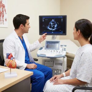 Cardiology Doctor Treating Patient