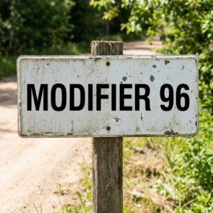 Modifier 96 Sign