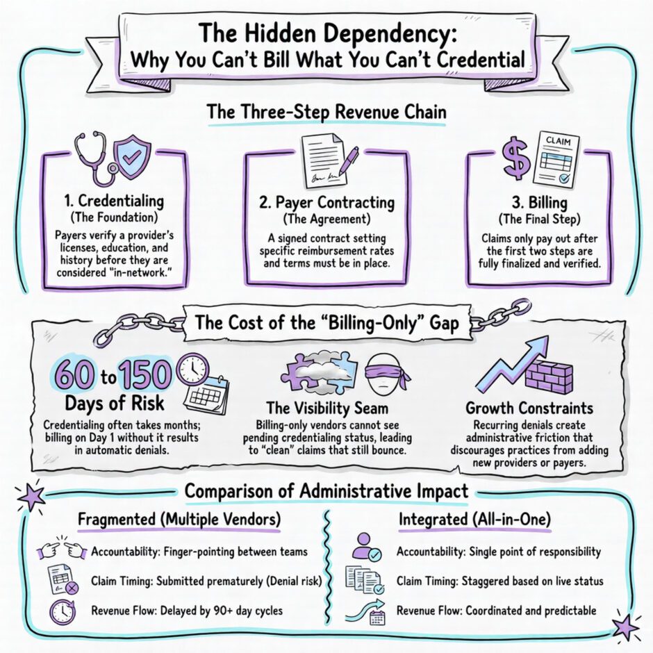 'you Can't Bill Without Credentialing' Guide (infographic)'You Can't Bill Without Credentialing' Guide (infographic)