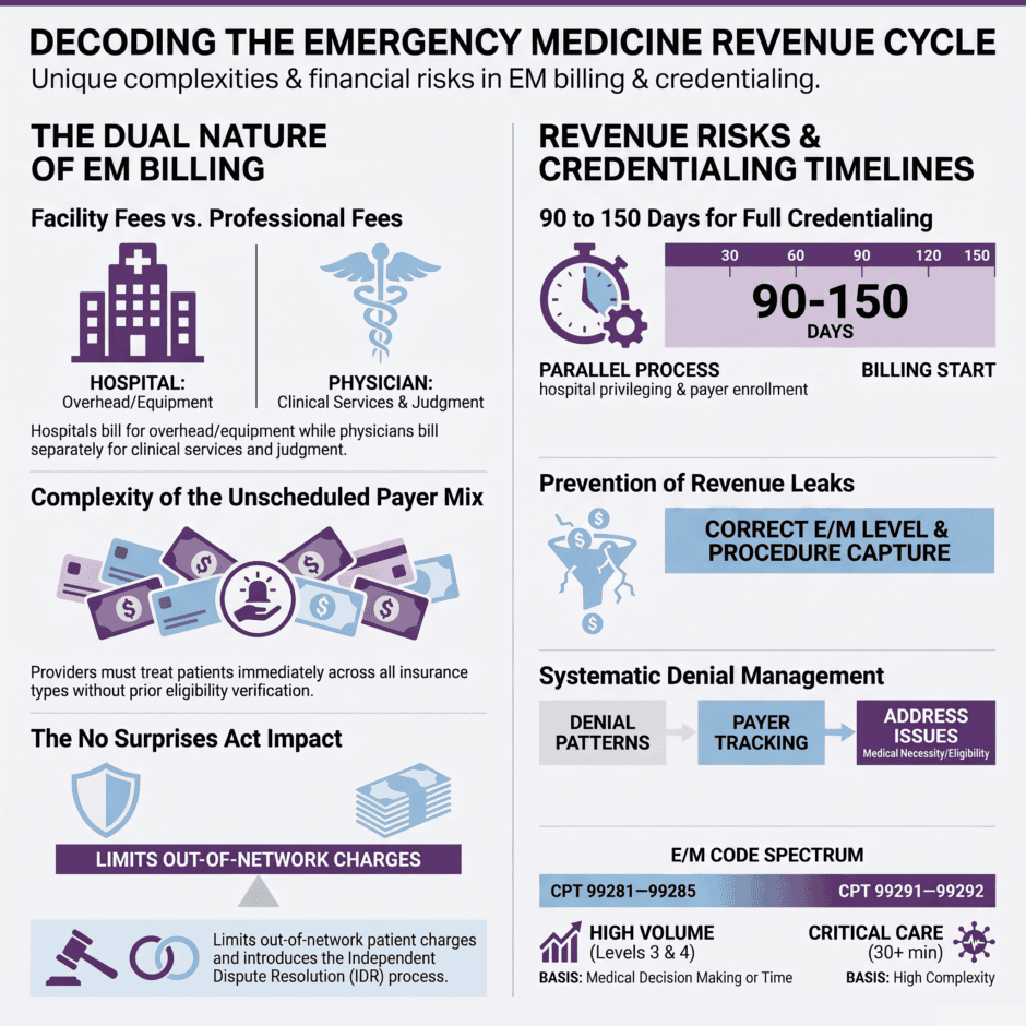 decoding-em-revenue-cycles | Medwave Em Revenue Decoding Guide (infographic)
