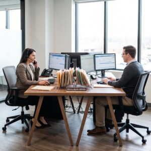 Medical Billing Team Working Claims