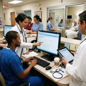 Medical Doctors Using Ehr at Hospital