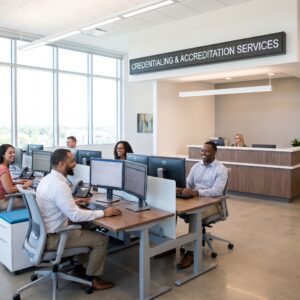 Credentialing & Accreditation Services Department in a Medical Technology Company