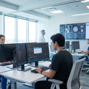 Healthcare Developer Using Ai for Software Application Work