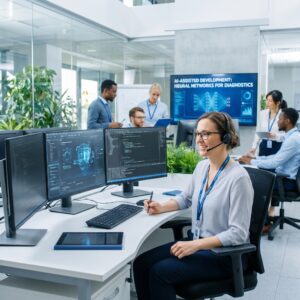 Healthcare Developer Using Ai for Software Application Work