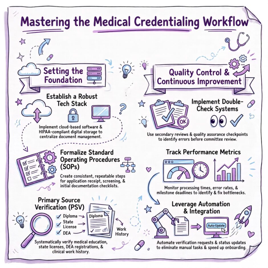 medical-credentialing-workflow-guide | Medwave Billing & Credentialing Medical Credentialing Workflow Guide