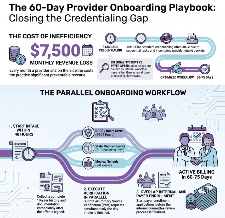 Provider Onboarding (credentialing) Playbook