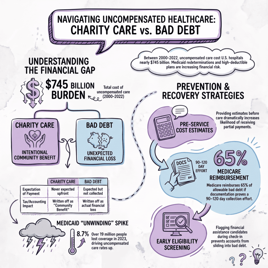 Uncompensated Healthcare Guide (infographic)